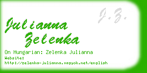 julianna zelenka business card